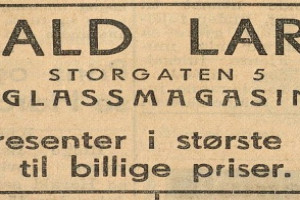 Bilde av Harald Larsen Glass- og Stentøimagasin